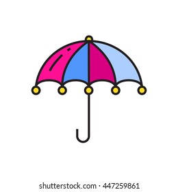 Umbrella Line Icon