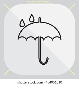 Umbrella line icon