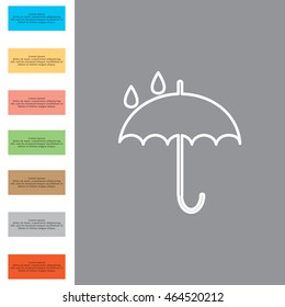 Umbrella line icon