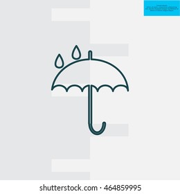 Umbrella line icon