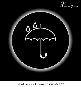 Umbrella line icon