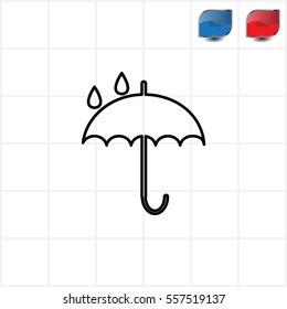 Umbrella line icon