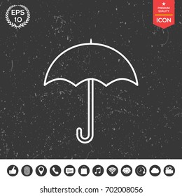 Umbrella line icon