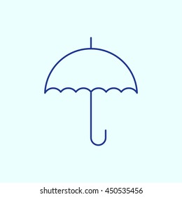 Umbrella Line icon. Eps-10.