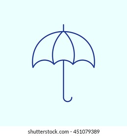Umbrella Line icon. Eps-10.