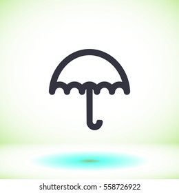 Umbrella. line vector icon