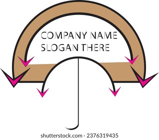 UMBRELLA LOGO FOR BUSINESS SPECIALLY FOR NGO OR SHELTER PURPOSE ATTRACTIVE LOGO