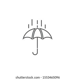 Umbrella logo concept vector template