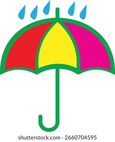 Umbrella logo and design Icon