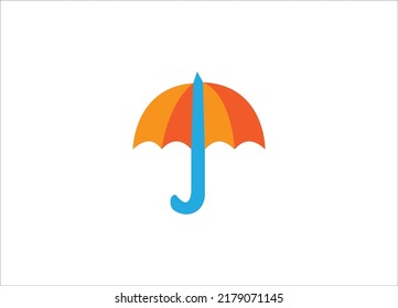 Umbrella logo design icon better experience for rain 