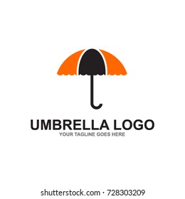 Umbrella Logo Design Template Vector Illustration