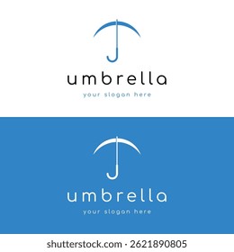 Umbrella logo design with a unique and creative concept.