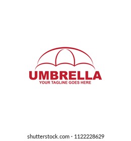 umbrella logo design vector template