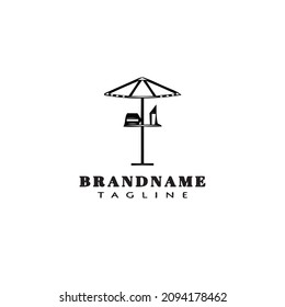 Design-Vorlage für das Schirm-Logo - moderne Illustration