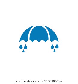 Umbrella logo icon design vector template