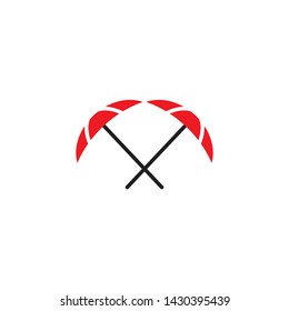 Umbrella logo icon design vector template