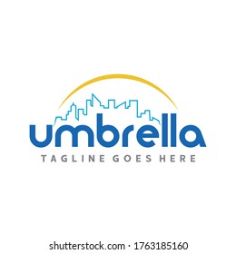 Regenschirm-Logo. Logo-Design für Versicherungen