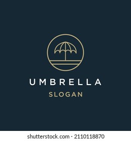 Regenschirm-Logo. Logo-Design für Versicherungen
