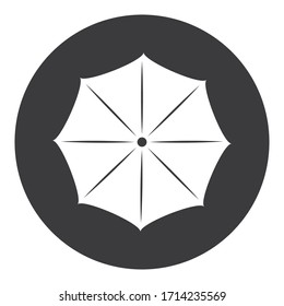 umbrella logo stock illustration design