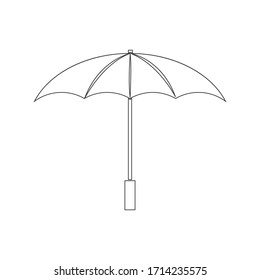 umbrella logo stock illustration design