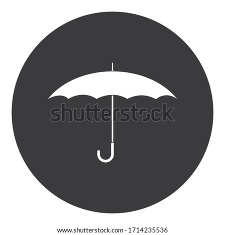 umbrella logo stock illustration design