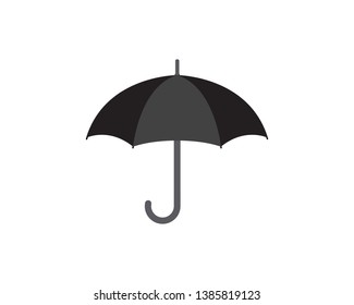 Umbrella logo template vector icon illustration design