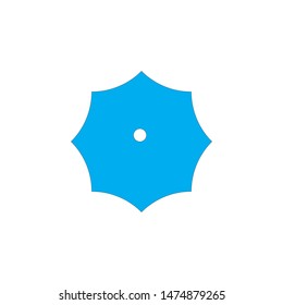 Umbrella logo template vector icon illustration design