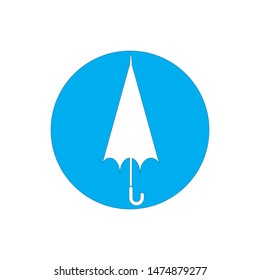 Umbrella logo template vector icon illustration design