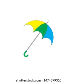 Umbrella logo template vector icon illustration design