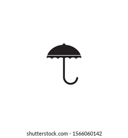 Umbrella logo template vector icon illustration