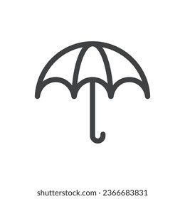 Umbrella logo vector icon  template Illustration design