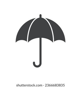 Umbrella logo vector icon  template Illustration design