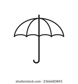 Umbrella logo vector icon  template Illustration design
