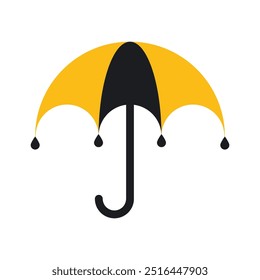 Umbrella logo vector icon  template Illustration design