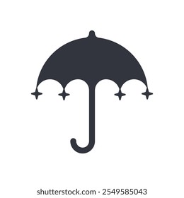 Logotipo de paraguas icono de Vector Plantilla Diseño de ilustración