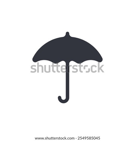 Umbrella logo vector icon  template Illustration design