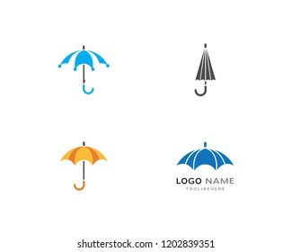 umbrella logo vector template