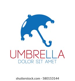 Umbrella logo vector template