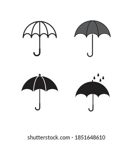 Schirmlogos, Vektorsymbol-Design