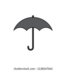 umbrella logo vector template icon design