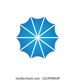 umbrella logo vector template icon design