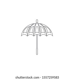umbrella logo vector template illustration