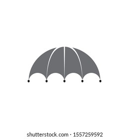umbrella logo vector template illustration