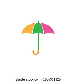 umbrella logo vector template illustration
