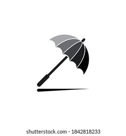 umbrella logo vector template illustration design