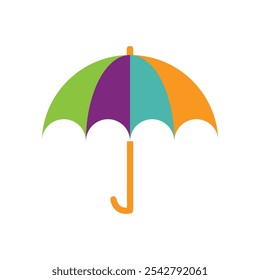 umbrella logo vector template illustration design