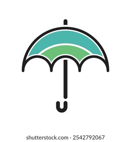 umbrella logo vector template illustration design