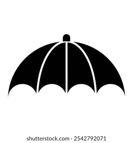 design de ilustração de modelo de vetor de logotipo de guarda-chuva