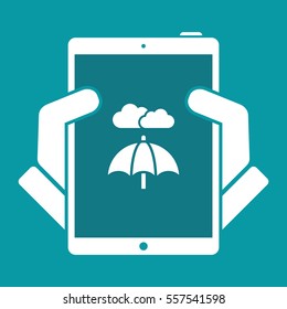 Umbrella - Minimal vector icon