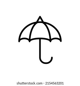 umbrella new icon simple vector 